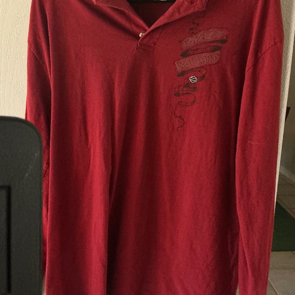Long sleeve Harley Davidson, T-shirt, size XL